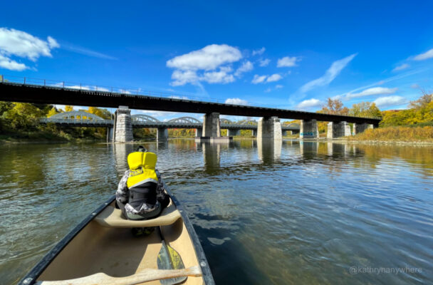 Kids can canoe the grand river too!