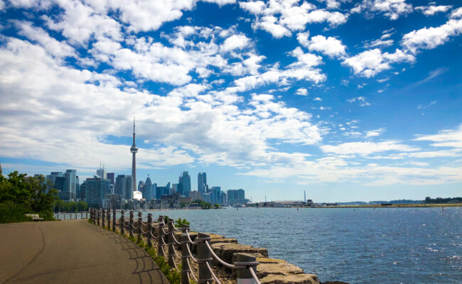 City of Toronto from west. One of the top Ontario family travel destinations